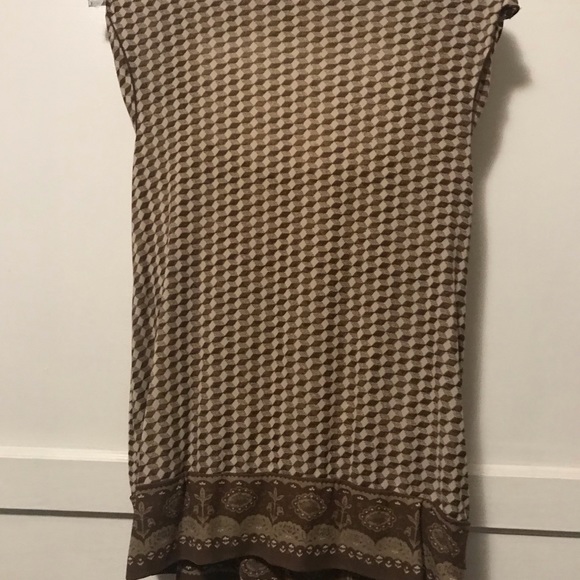 Studio M Brown and Cream Top Medium - Picture 4 of 6